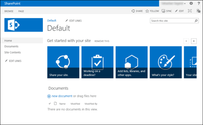 Sharepoint-Example Microsoft Sharepoint Warm Storage Drive