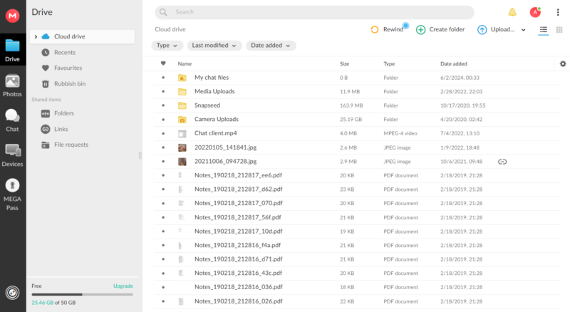 MEGA-web-app MEGA web app