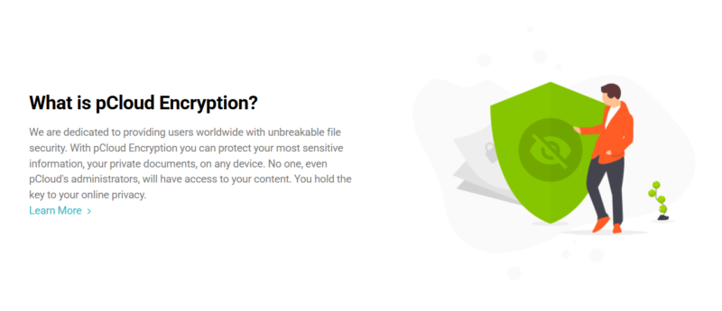 pcloud encryption
